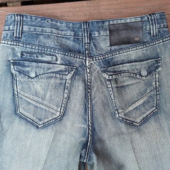 Lot of 2 Ecko Unltd 1972 Shorts Mens Size 32 Beige & Blue Denim Jean - Picture 13 of 16